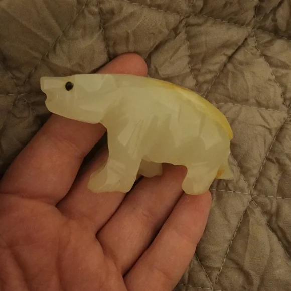 Carved Stone Bear 🐻❄ - Picture 10 of 10